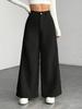 Pantalon cargo taille haute jambes larges Automne/Hiver Transfrontalier