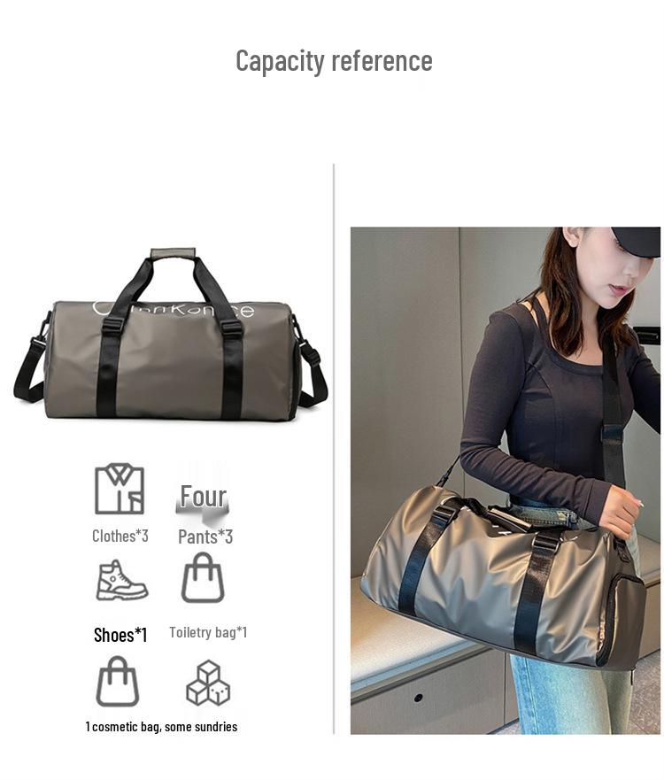 Unisex Fitness-Tasche mit Nass-/Trockenfächern - Ideal für Fitnessstudio, Reisen und Schwimmen