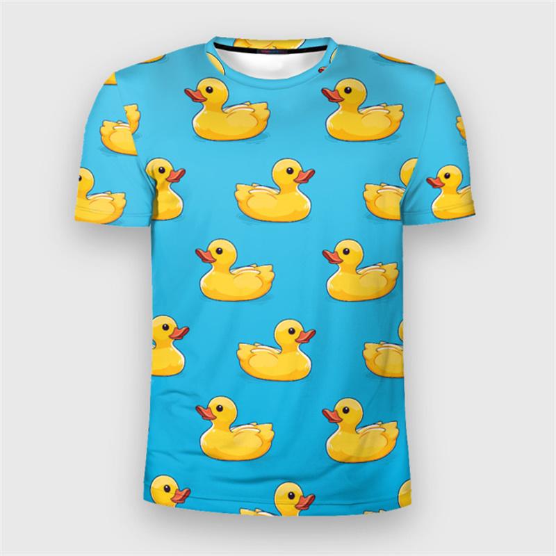 Summer Y2k 3D Printing Cute Animal Capybara T Shirt For Men Funny