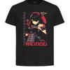 Schwarz Schwarzes Jersey Japanischer Stil Genshin Impact Beidou Unisex Kleidung T-Shirt