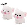 Display Box Collectibles 2Pcs Mini Dog Figurines Cute Resin Puppy Miniature Animal Figures Small Adorable Statue Decorations Ornaments for