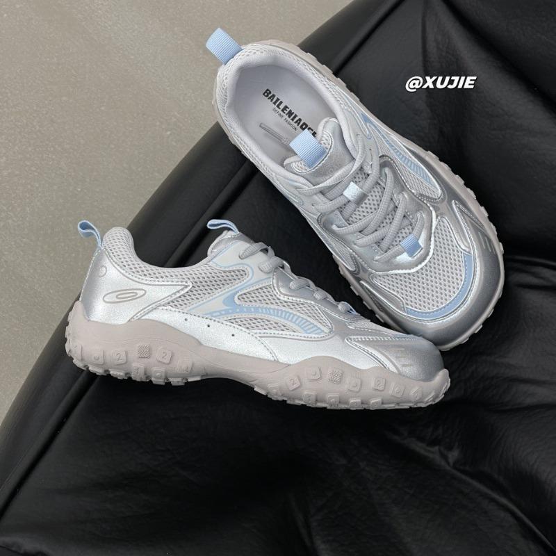 Han Suxi silver breathable dad shoes summer new platform leisure sports