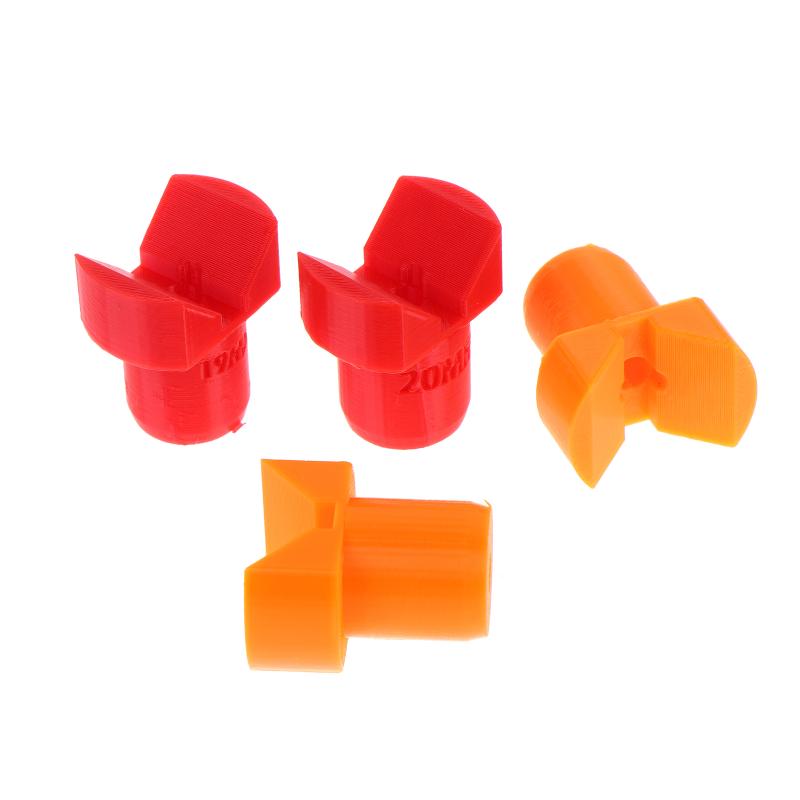 4Pcs Heavy-Duty V-Shaped Clamp 19/20Mm Hole Diameter Portable Fixing Pins Multifunctional Plastic Fixing Clamp
