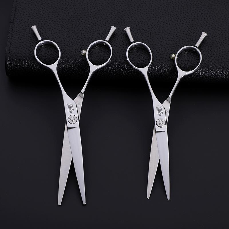 Professional Hair Cutting Scissors A Shape Straight Shears 5.5 6 Inch For Salon Barber Stylist Tool