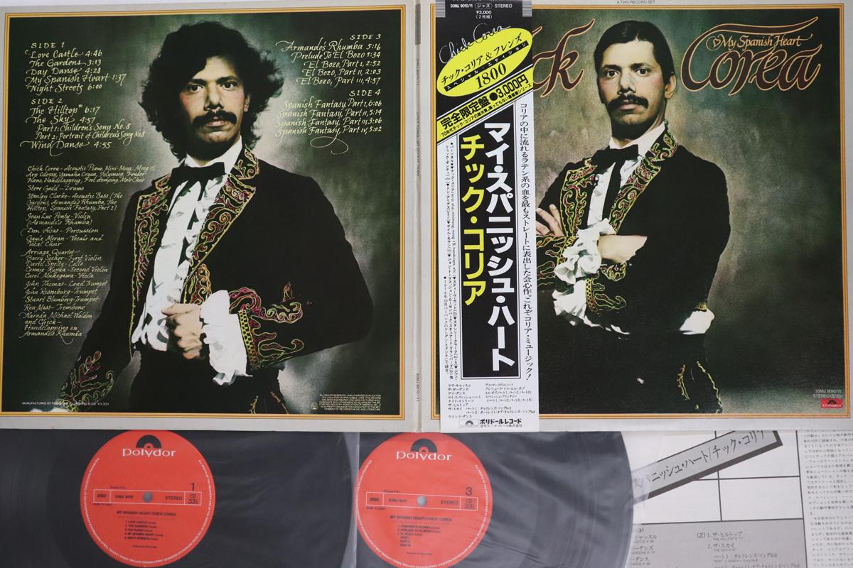 LP Пластинка CHICK COREA My Spanish Heart 30MJ901011 POLYDOR 1981 Япония Оби Джаз Б/У