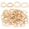 10-20pcs Metal D Ring Adjustable Buckle Clasp For Webbing Backpacks Straps Bags Cat Dog Collar Chain Buckles DIY Accessorie
