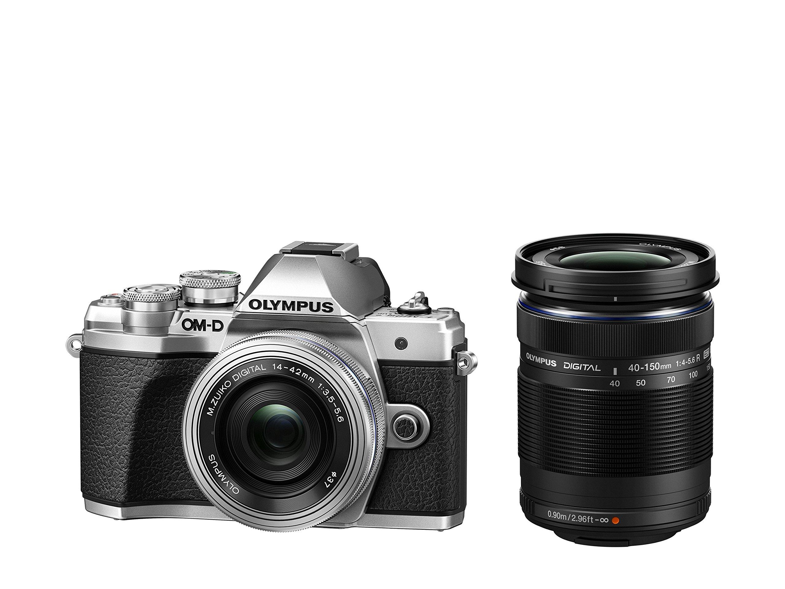 

OLYMPUS Mirrorless Single Lens Camera OM-D E-M10 MarkIII EZ Double Zoom Kit Silver