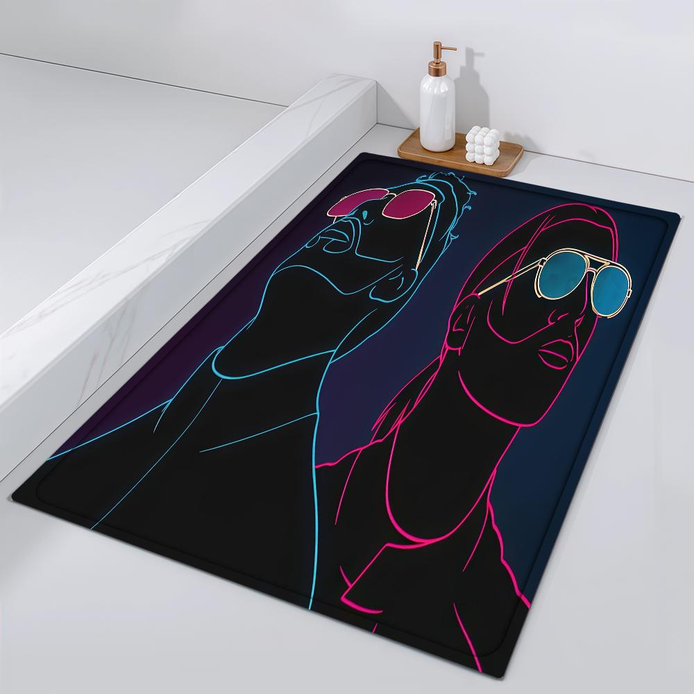 Door Mat Bedside Cool Entrance Bath Floor PNL Rapper Decoration Corridor Door Mat Carpet Living Room Balcony