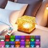 Remote Control Water Ripple Lamp Dynamic Rotating, Crystal Night Light Sleep Lamp