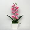 Mehrblütige Künstliche Orchidee Topfpflanzen Phalaenopsis Bonsai Wohnzimmer Ornamente