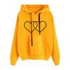 2026 autumn new print fashion hooded sweater women's and women's Korean version autumn and winter casual top women's jacket