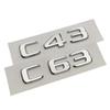 3d ABS Logo C200 C220 C180 C300 C350 C400 Emblem Letters Car Trunk Badge Sticker For Mercedes Benz C CLASS W204 W205 Accessories