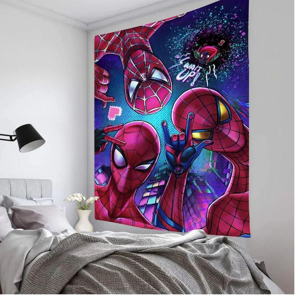 Tapestry of the Avengers and Marvel Spider-Man anime 75x100