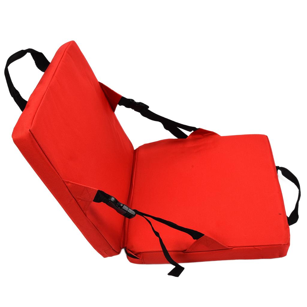 Chair Cushion Foldable Portable Soft Comfortable Seat Cushion with Backrest for Outdoor Camping
