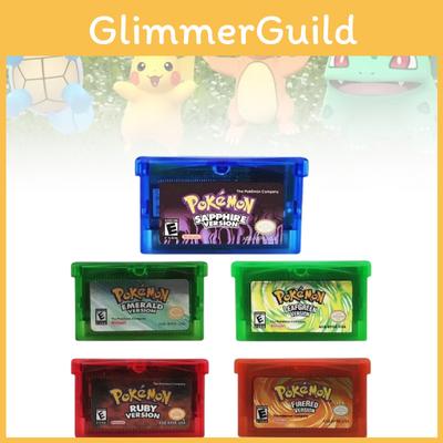 Nostalgic Ndsl Gbm Gbasp Gba Game Cartridge Collection With Legendary Pokmon Designs