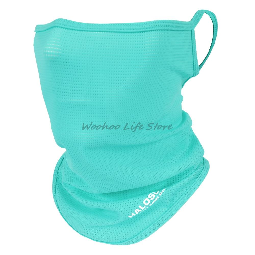 Ice Silk Full Face Balaclava, Breathable UV Sun Protection Neck Gaiter for Motorcycle & Cycling
