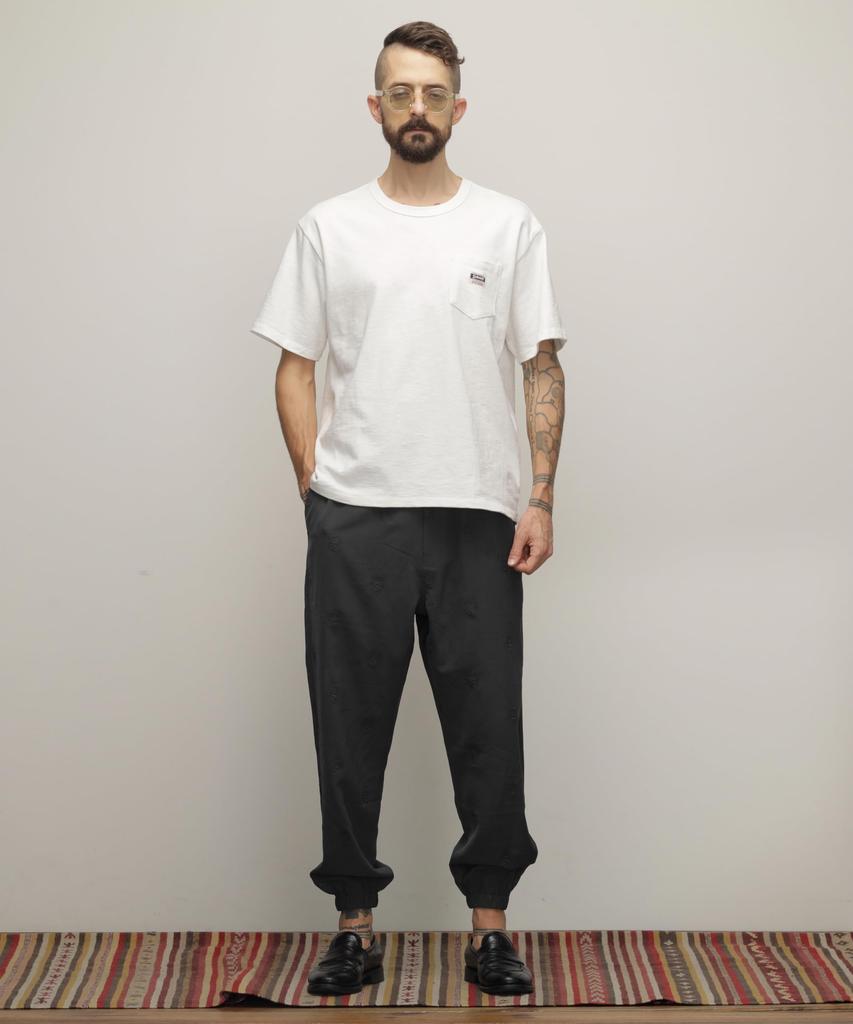 Schott WORK LABEL POCKET T-SHIRT, Men's, Size S, 030, White, 782-5934005