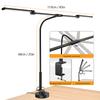 LED Ultra Bright Eye-Caring Desk Clip Lamp 2700-6500K 10 Brightness 5 Colour Temperature Architect Table Lamp PC Monitor Light