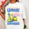 Jesus Lemonade Shirt Christian Life Gave Me Lemons Summer Tee Funny Faith Tshirt Gift Unisex Clothes Gothic T Shirt