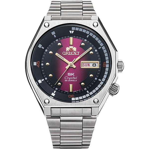 

ORIENT Мужская TRN-AA0B02R (Возрождение модели SK) Круглые часы из серебристой нержавеющей стали, аналоговые