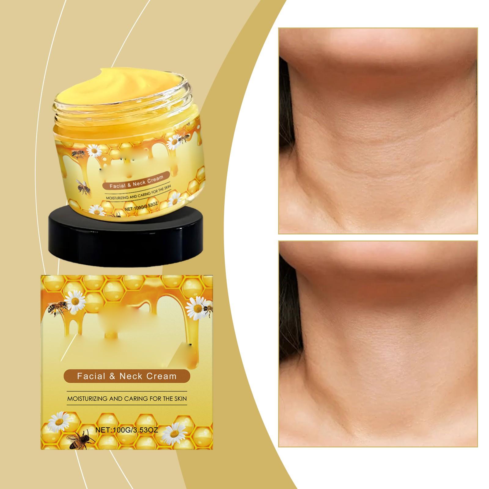 

Увлажняющий крем для лица и шеи Bee Moisturizing Face And Neck Cream увлажняет и увлажняет кожу, восстанавливает кожу, питает кожу, уход за лицом и шеей One Size