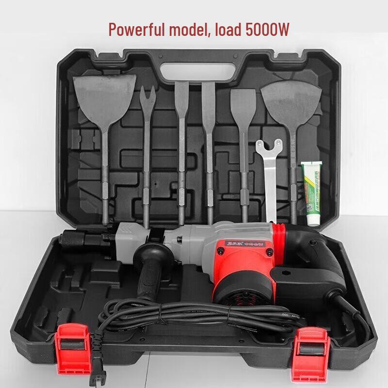 High-Power Electric Demolition Hammer CN plug (adapter included)