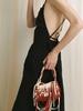 MEENDERI Backless Long Dress - Black