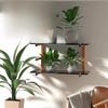 Wood Metal Combined Wall Mounted Storage Shelf Integrated Storage Shelf Home