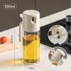 1/2PCS 550ml Glass Oil Spray Bottle 2in1 Spray Bottle Pourer Fitness Fat Loss Camping BBQ Vinegar Sauce Sprayer Cooking Utensils