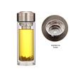 OLOEY Portable Insulated Borosilicate Glass Tea Cup