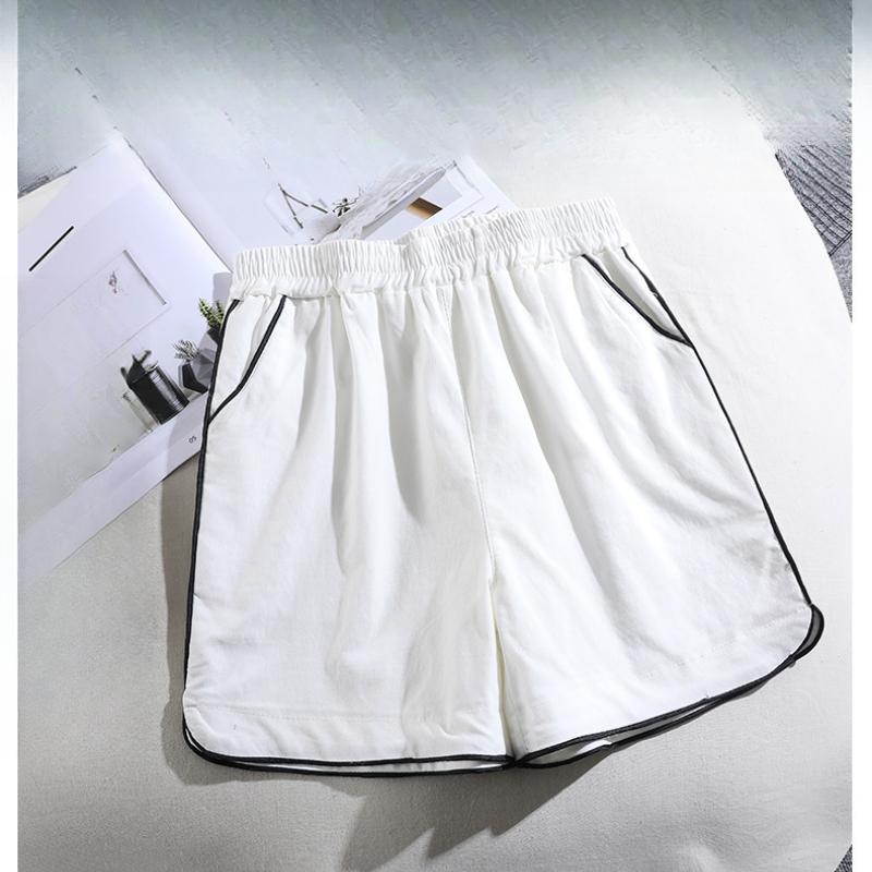 Summer New Quick-drying Sports Shorts Thin Straight High-waisted Elastic Versatile Casual Wide-leg Shorts