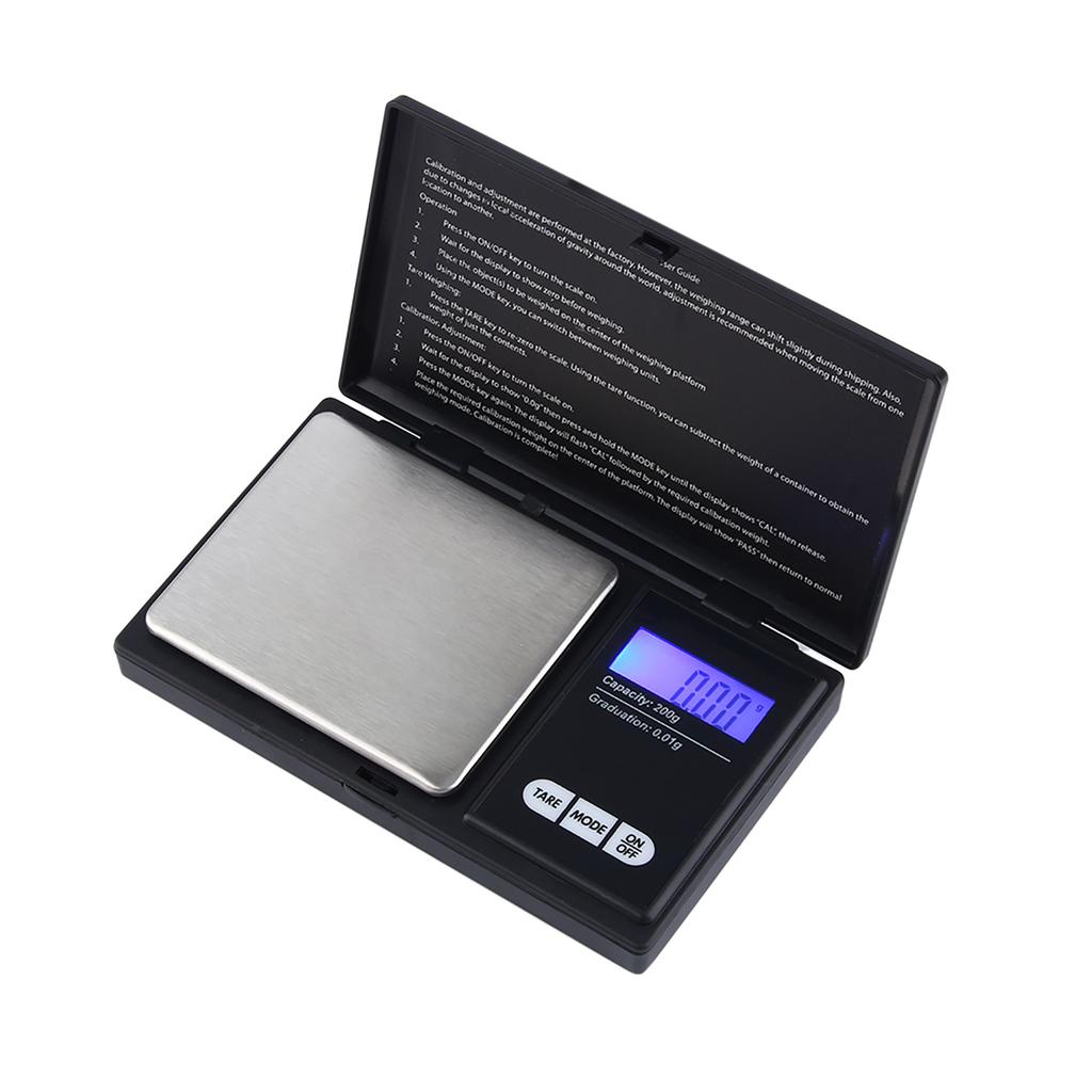 200g X 0.01g Pocket Digital Scale Portable Gram Jewelry Gold Silver Coin Herb
