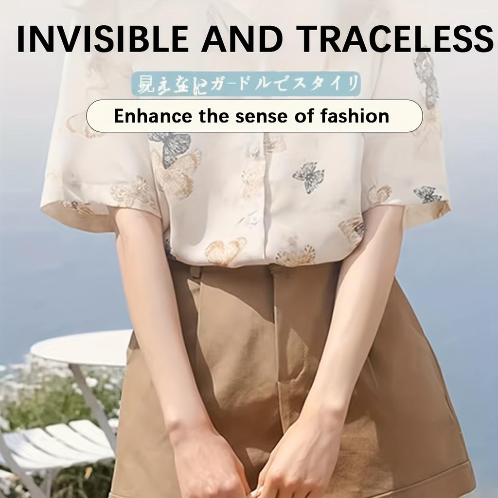 1pc Women'S Adjustable Shirt Tuck Band with Elastic Crop Band - Adjustable Waistband for Tops, Sweaters, Blouses - No-Seam Design for Belly Control