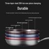 COOKER KING 28cm Stainless Steel Non-Stick Frying Pan