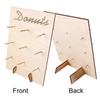 Wood Donuts Wall Display Stand Holder Wedding Birthday Party Baby Shower Decor