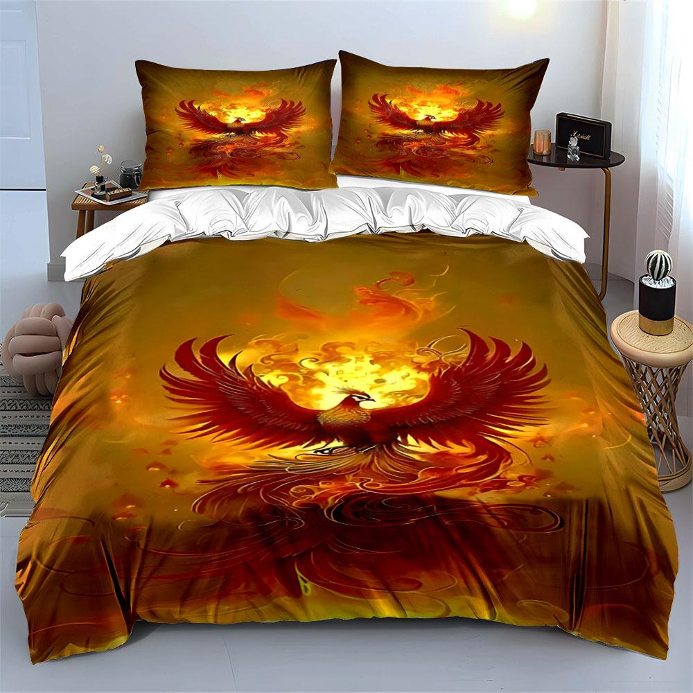 Fiery Phoenix Ascension Elegance Bedding sets Duvet covers Pillowcases(1* Duvet Cover 2* Pillowcases without duvet insert)