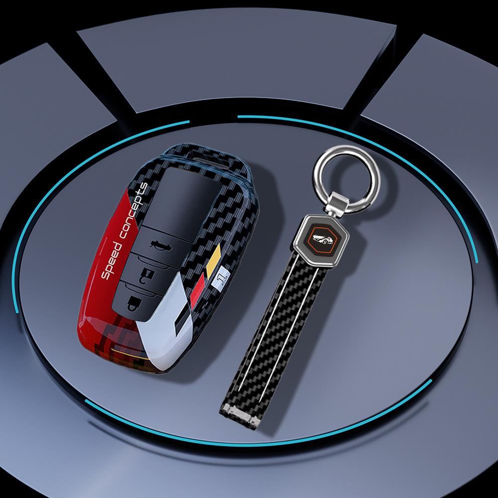 Abs Carbon Auto Smart Key Fob Case Cover Fit For Toyota Prius 20 Rav4 Camry 70 Chr C-Hr Corolla Auto Auto Accessories