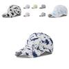Graffiti Cotton Baseball Cap Embroidery Duck Tongue Hat Outdoor Sun Hat Wholesale