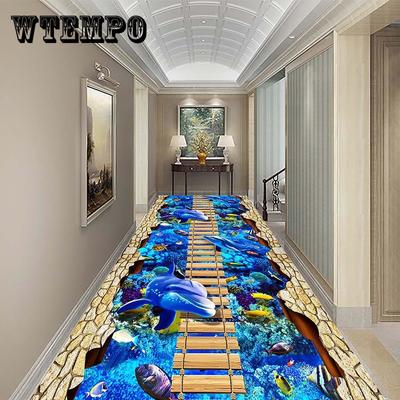 3D Creative Flower Grass Carpet Sea World Carpet Hallway Room Rugs Stairs Mats