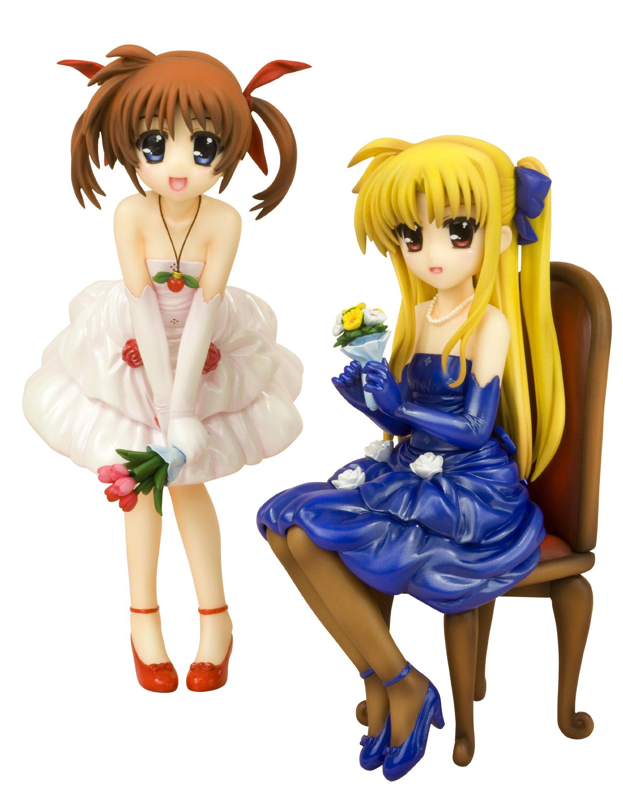 

Kotobukiya Magical Girl Lyrical Nanoha The MOVIE 1st Nanoha Takamachi Fate Testarossa scale PVC painted ready product & -Dress- 1/8