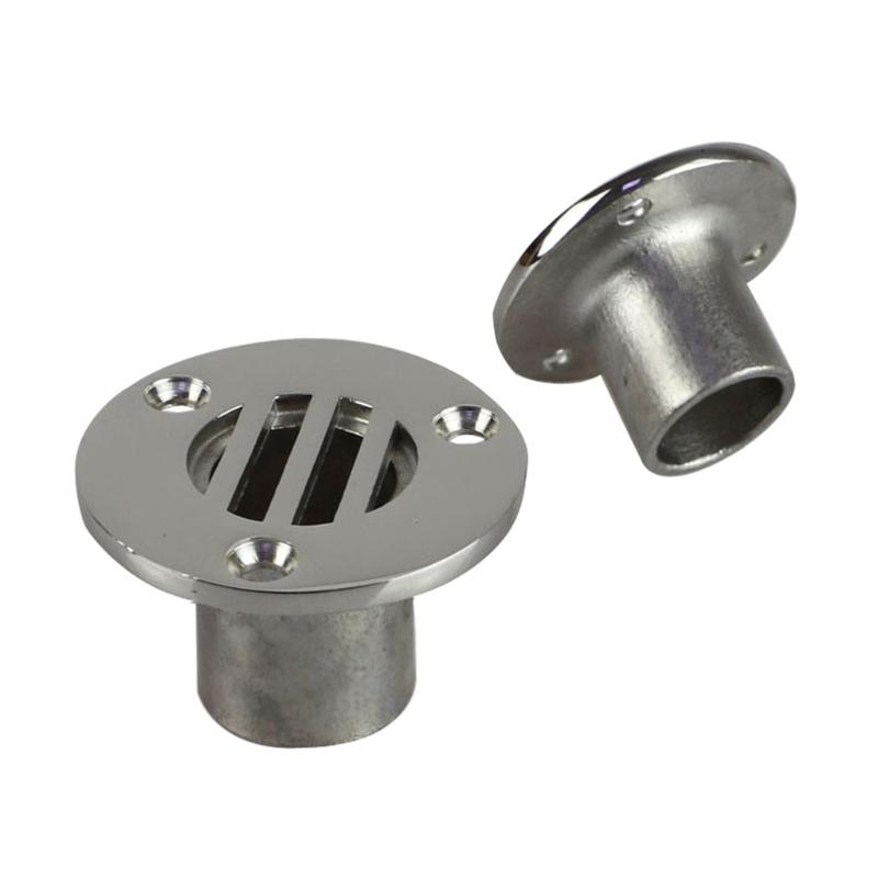 Marine Grade 316 Stainless Steel Boat Floor Deck Drain for Boat Yacht Deck Drain Hardware Replacement 22mm/25mm
