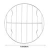 2 stuks Roestvrij Staal Barbecue Stand Roestbestendig Rond BBQ Rek voor Buiten Vlees Vis Groente Grillen Gereedschap