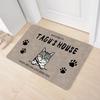Funny Cute Cat Welcome Doormat Machine Washable Anti-slip Floor Mat Home Decor Living Room Bedroom Kitchen Entrance Foot Mats