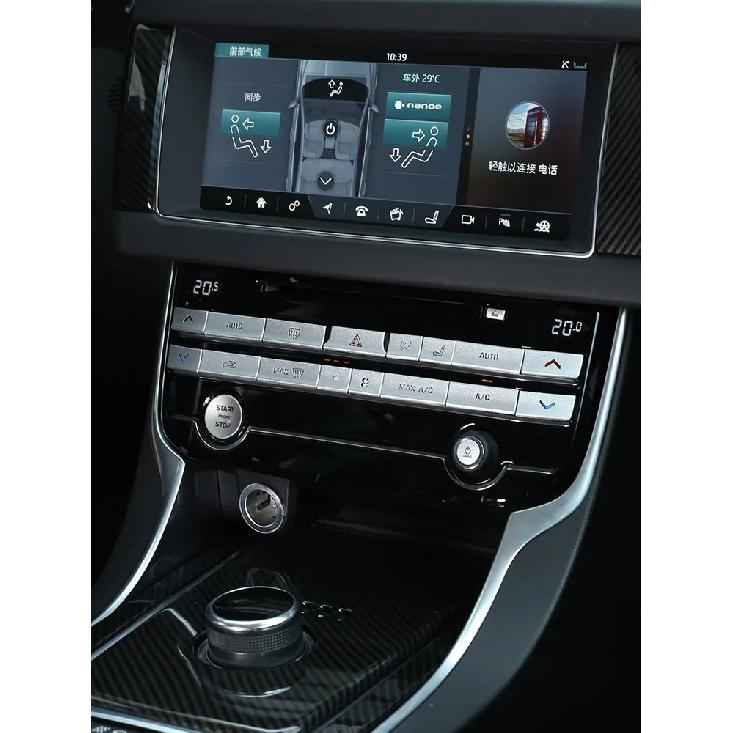 For Jaguar XE XEL XF XFL F-PACE 2015-2020 Car Central Control Air Conditioner Button Cover Trim Sticker Car Interior Accessorie