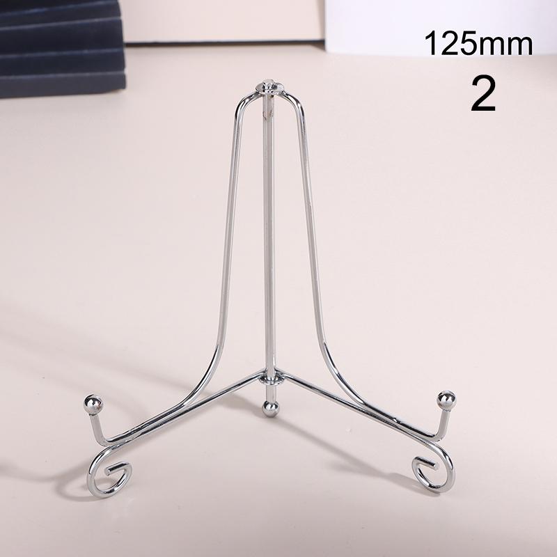 Черный серебристый железный мольберт, подставка для книг, фототумба, чаша, рамка для тарелок, подставка для мольберта, кронштейн для поделок