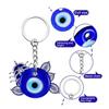 Hand of Fatima Lucky Eye Pendant Turkey Car Hanging Charm Car Jewelry Lucky Eye Keychain  Handbag