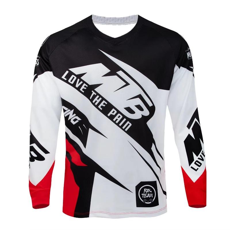 MTB Mountain Bike Long Sleeve Racing Jersey Motocross Dirt Bike Shirt Quick Dry Breathable Cycling Top Family Matching Outfits