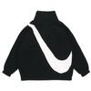 Nike Reversible Sherpa Fleece Thickened Jacket for Spring Women Outerwear Black CZ4064-010