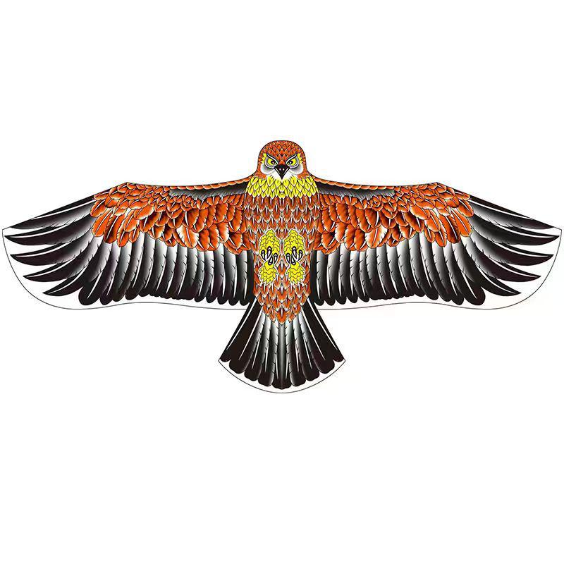 Eagle Simulation Kite by Weifang – Pastoral Bird Scare Kite 1.1m Eagle + 30m Line Board
