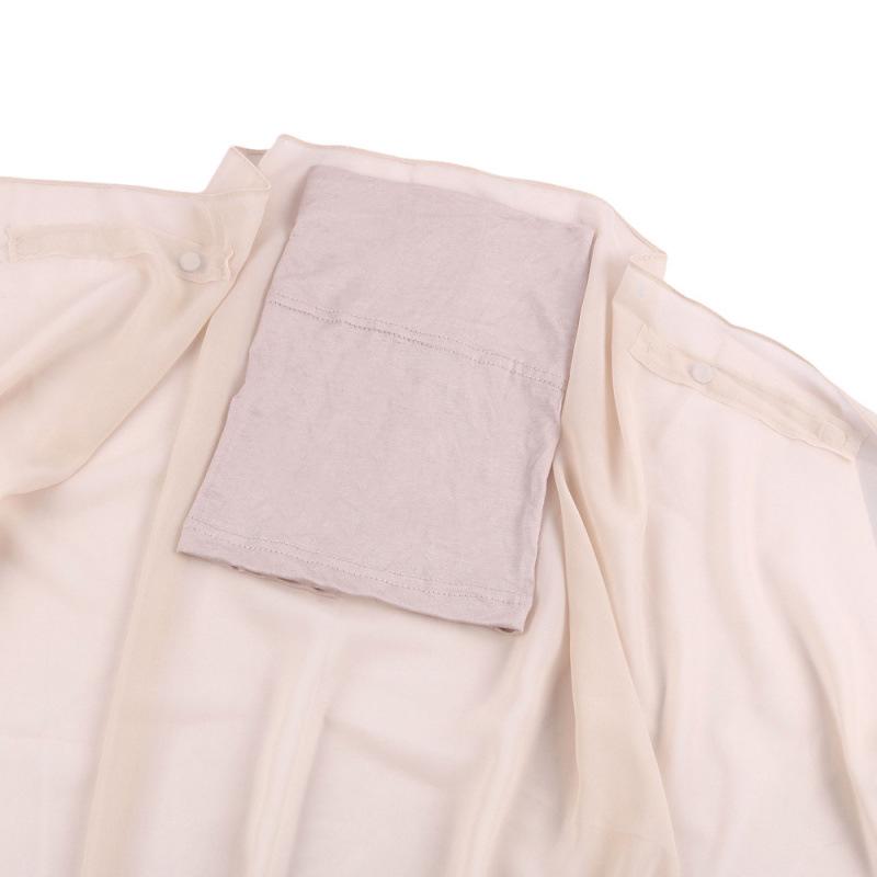 New Chiffon Lazy-Person Scarf with Magnetic Buckle - Anti-fall, Solid Color, Versatile, In Stock